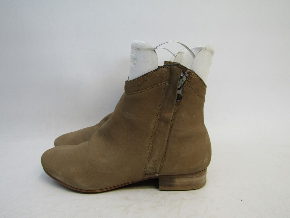 Sam Edelman Womens Size 6.5 M Brown Leather Zip Ankle Fashion Boots Bootie